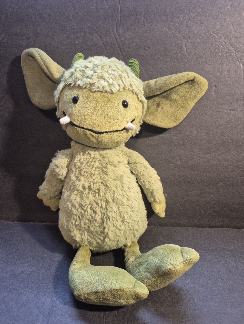 Jellycat Grizzo Gremlin NWOT 12"